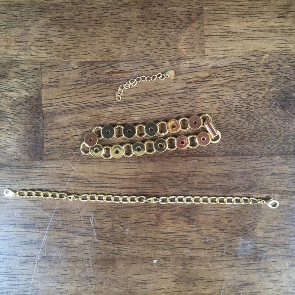 Lot of Gold Color and Gold Plated Jewelry Supplies - Picture 3 of 13